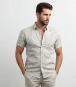 Printed Linen Cotton Shirt - Image 2