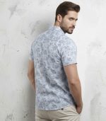 Printed Linen Cotton Shirt - Image 3