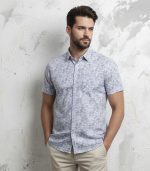 Printed Linen Cotton Shirt