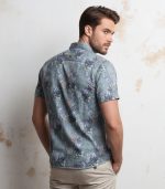 Satin Discharge Print Shirt - Image 3