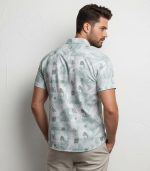 Printed Stretchable Cotton Shirt - Image 3