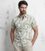 Printed Stretchable Cotton Shirt - Image 2