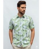 Printed Stretchable Cotton Shirt - Image 6
