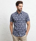 Printed Corduroy Shirt - Image 2