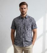 Printed Corduroy Shirt - Image 11