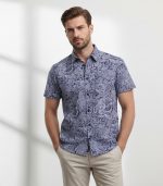 Printed Corduroy Shirt