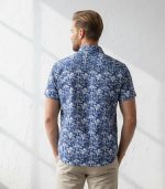 Printed Satin Discharged Shirt - Image 3