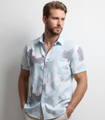 Printed Stretchable Cotton Shirt