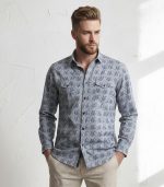 Printed Denim Shirt