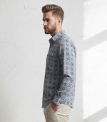 Printed Denim Shirt - Image 2